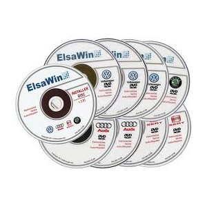 VOLSWAGEN - AUDI - SEAT - SKODA ELSAWİN FULL SET 14 DVD 